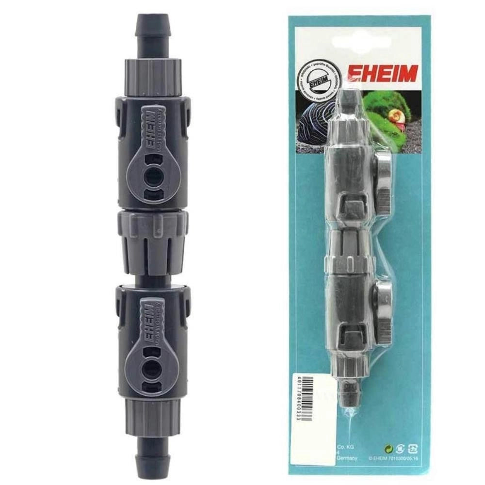 EHEIM 4006410 - Rubinetto Doppio Regolabile per Tubi 19/27 Sgancio Rapido