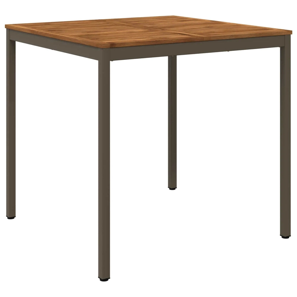 Tavolo Bar da Giardino Naturale e Caffè 110 x 108,5 x 105 cm 901345