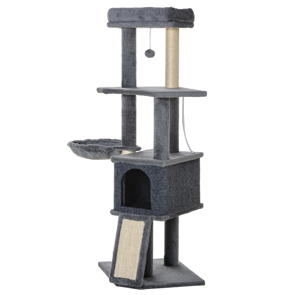 Arbre ¨¤ chat con piattaforme e grattatoi ¨C Minimal ¨C grigio