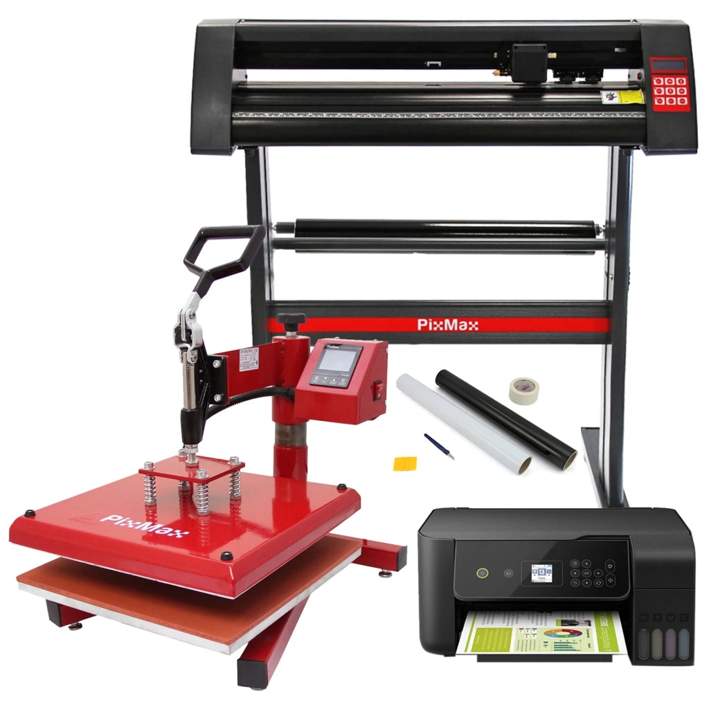 Pressa a Caldo Swing 38cm, Plotter da Taglio Vinile, Stampante & Pacch. Weeding