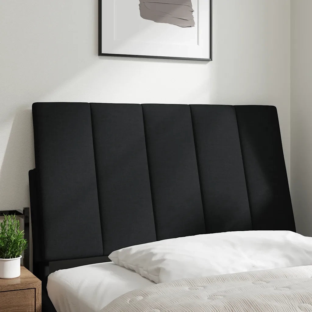 Cuscino Testiera Hanko Nero 90 cm in Tessuto 4019144