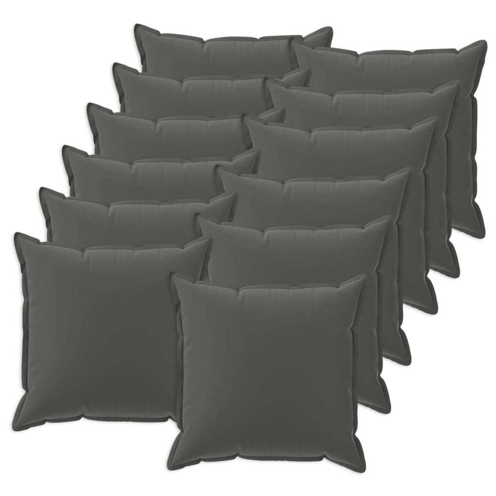 Cuscino con cuscino HOUTEN 12 pz Antracite Poliestere 935271