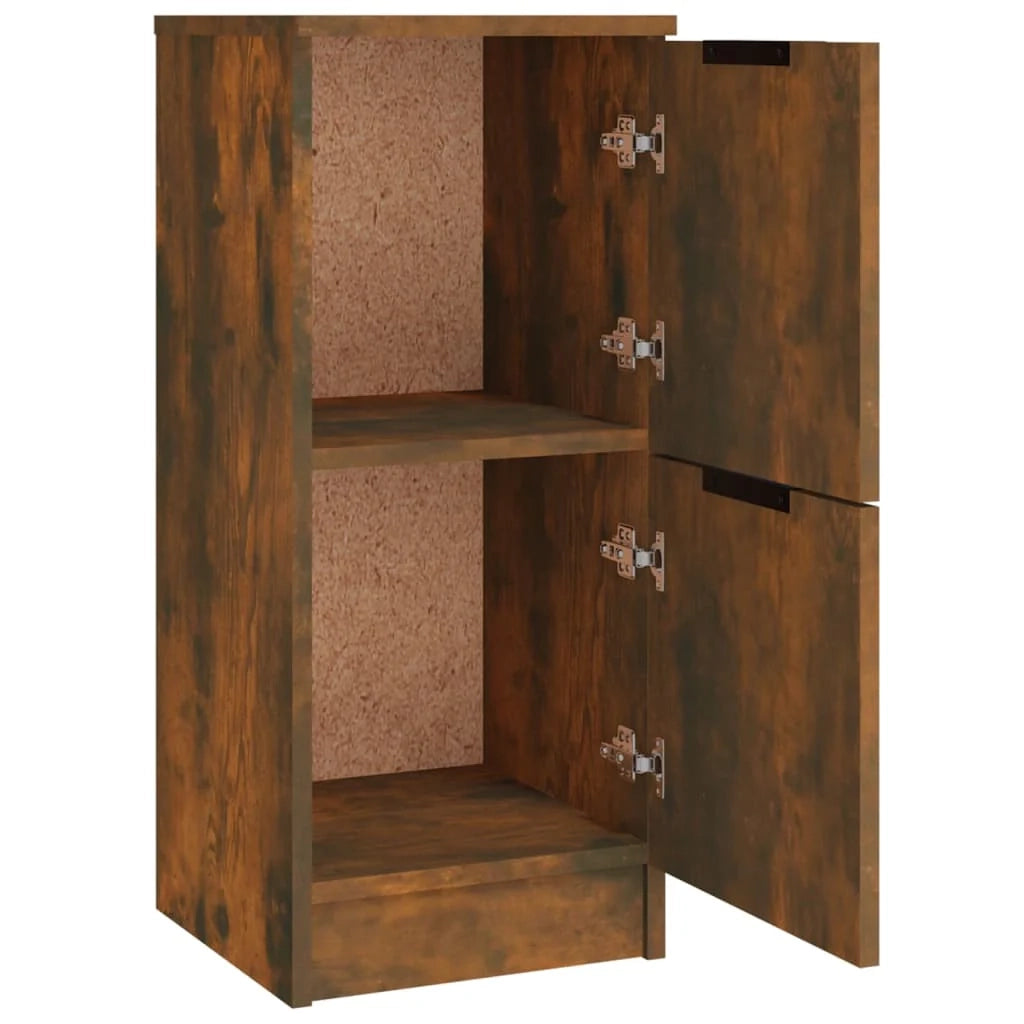 Buffet credenza cassettiera armadio mobile contenitore organizer per cucina soggiorno salotto 3 pezzi legno ingegnerizzato marrone 02_0037056