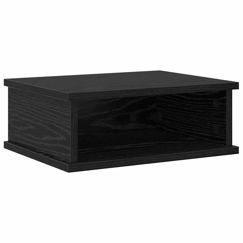 Comodino Rovere Nero 40 x 31 x 15 cm Legno ingegnerizzato 891106