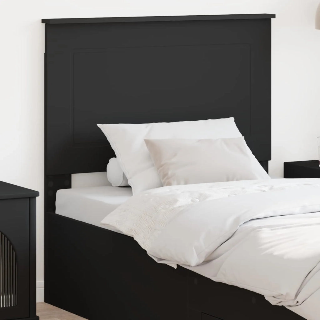 Testiera Rovere Nero 100 cm Legno ingegnerizzato 887693
