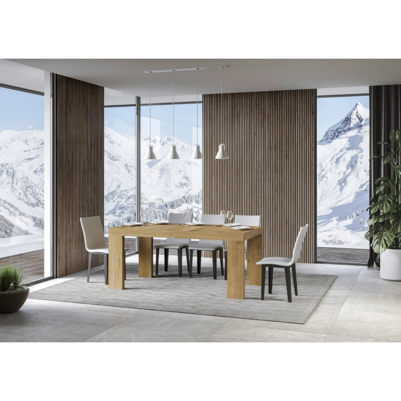 Tavolo allungabile 90x160/420 cm Roxell - Quercia Natura