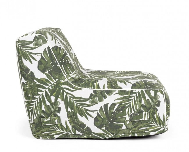 Chaise Longue Gonfiabile Poliestere Multicolore Boho da Esterno - ENCHANT