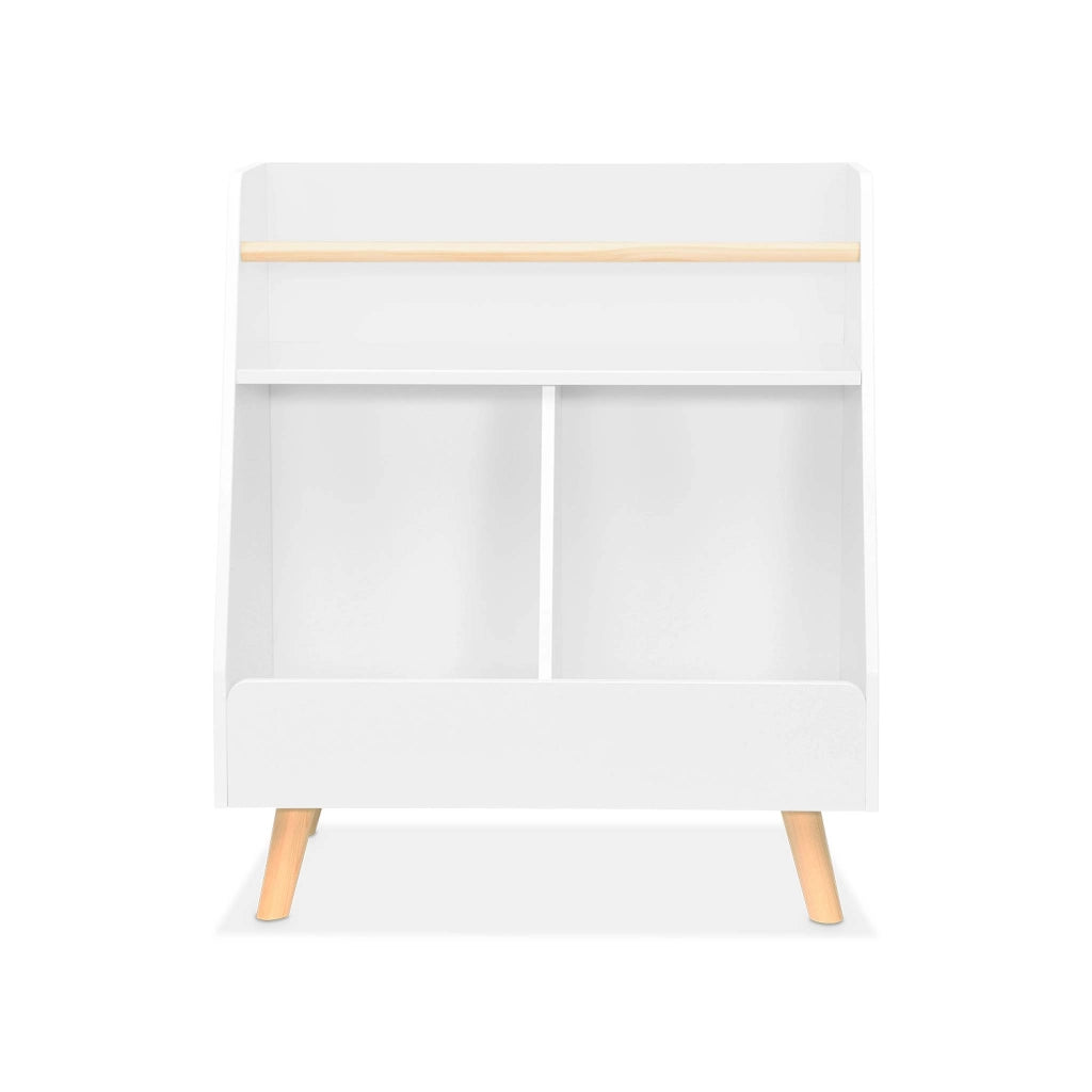 Contenitore per bambini, 2 scomparti, bianco