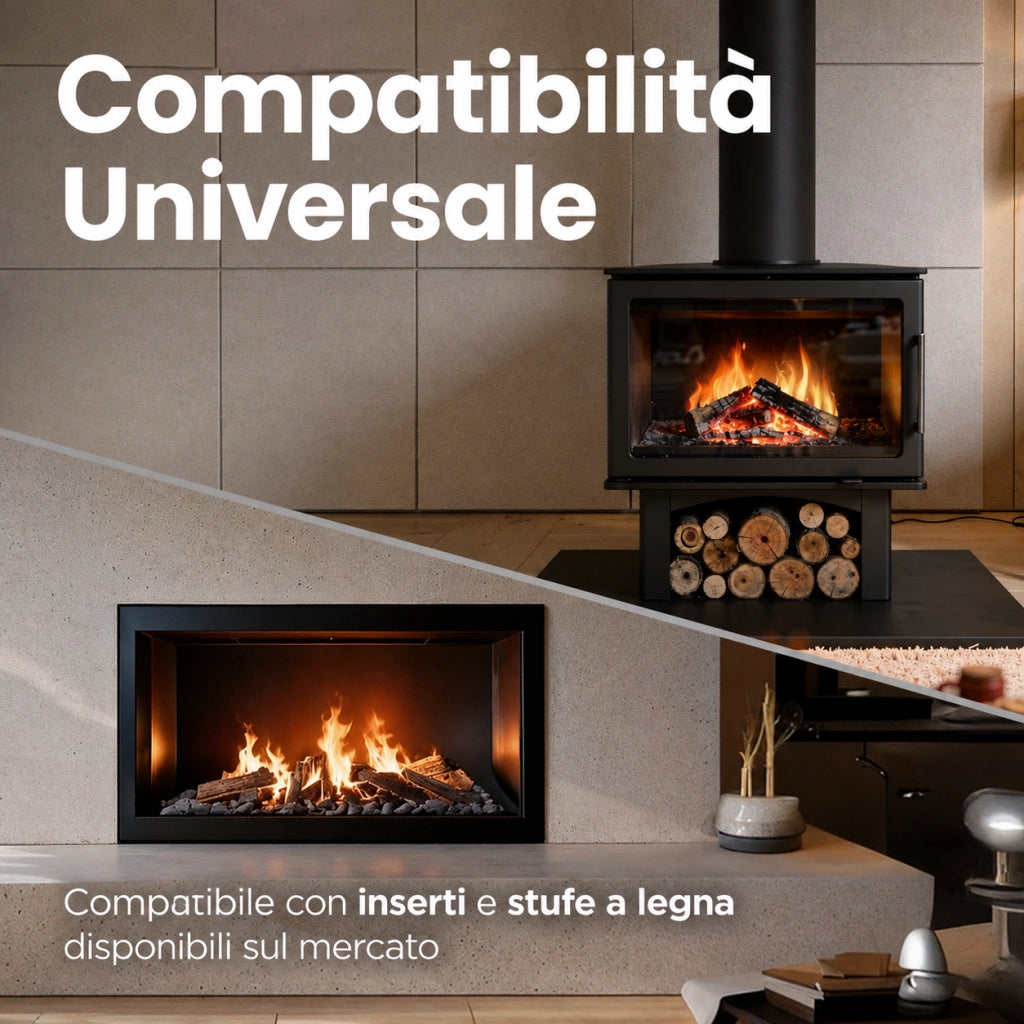 439 x 429 x 4 mm - Vetro per stufa a legna - vetro camino di ricambio - vetro per caminetto resistente al fuoco - France Vitre