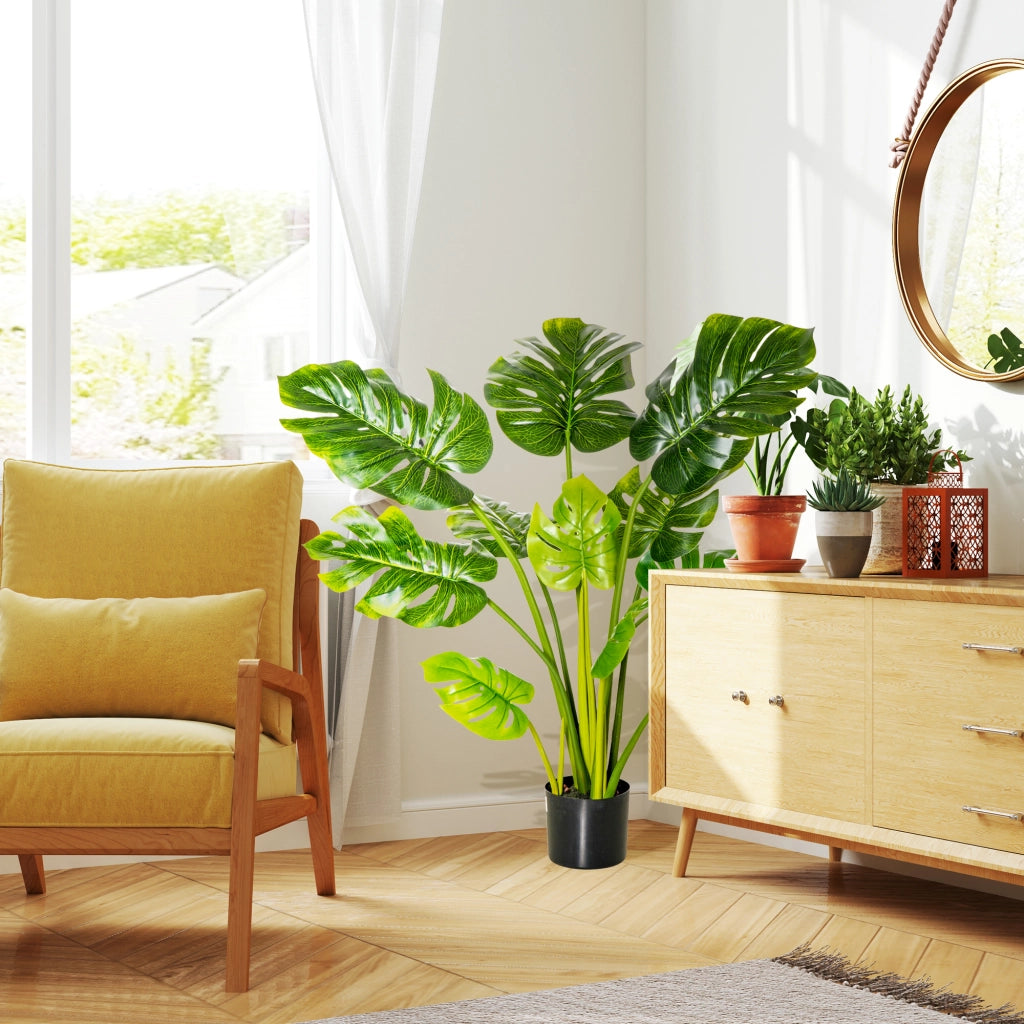 Pianta artificiale Monstera in vaso ¨C Minimal ¨C 110 cm