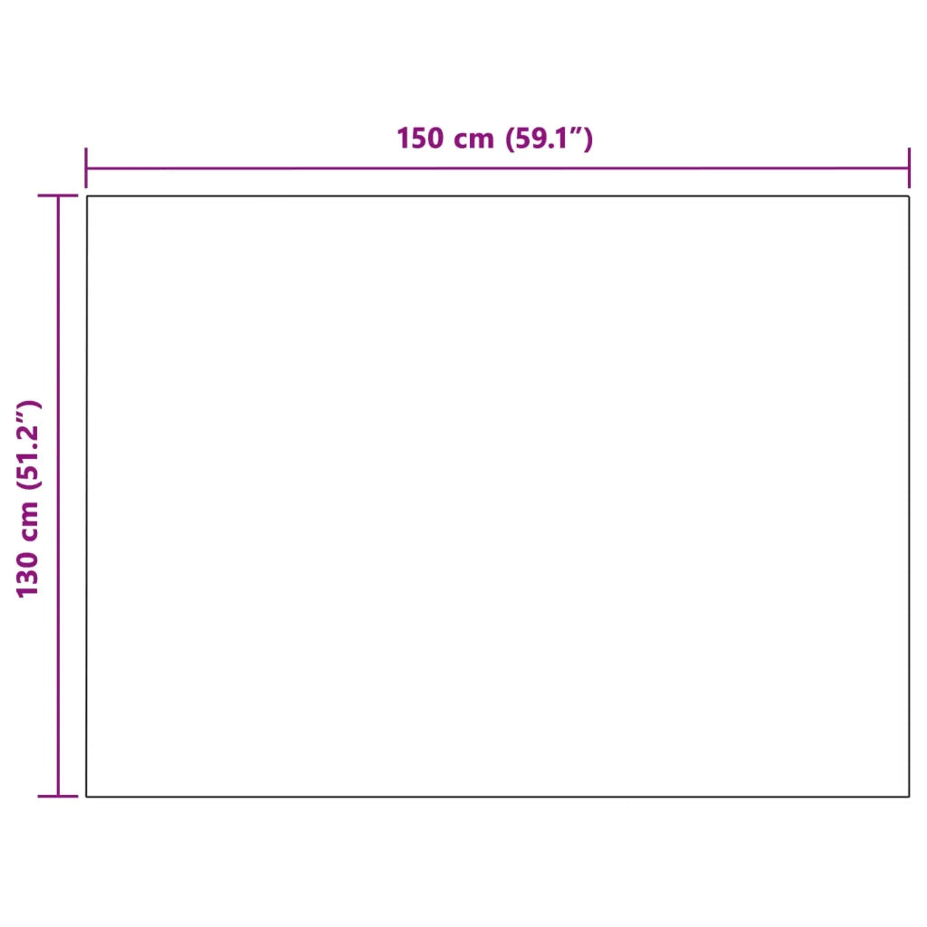 Coperta Rosa 150 x 130 cm Panno