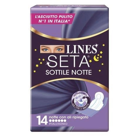LINES SETA SOTTILE NOTTE CON ALI 14 PZ IPOALLERGENICO