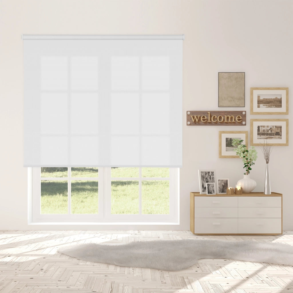 VIEWTEX Tenda a rullo traslucida L2000 Bianco 105 X 250cm - Made in Europe - 5 anni di garanzia
