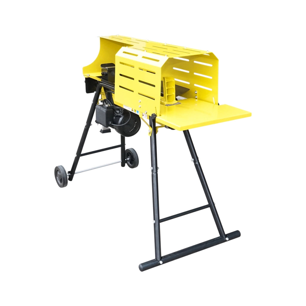 Spaccalegna orizzontale 7T 230V 2kW con supporto in altezza e protezione THOR