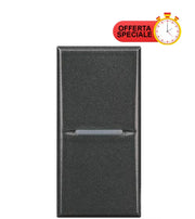 Bticino Axolute Interruttore Assiale 1P 10A Scuro HS4001