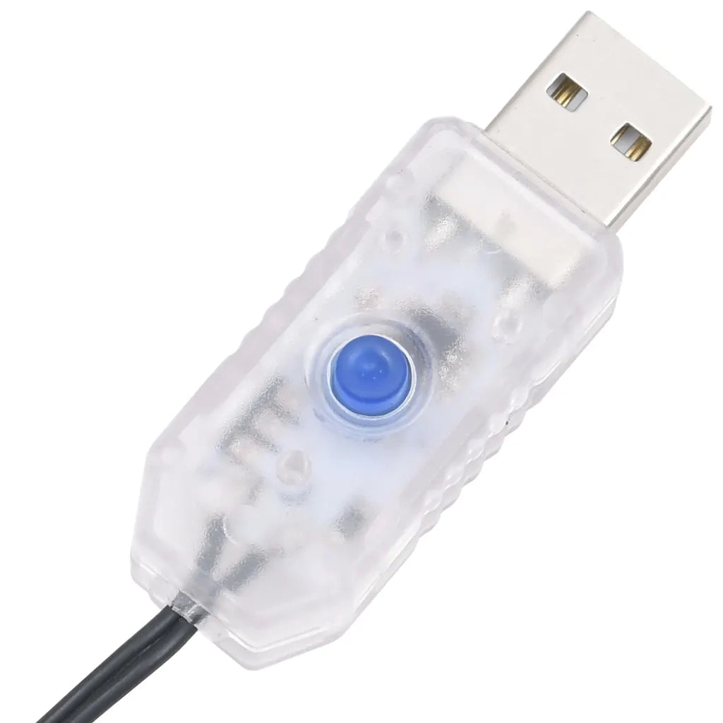 Stringa LED con 150 Luci LED Blu 15 m in PVC 343200