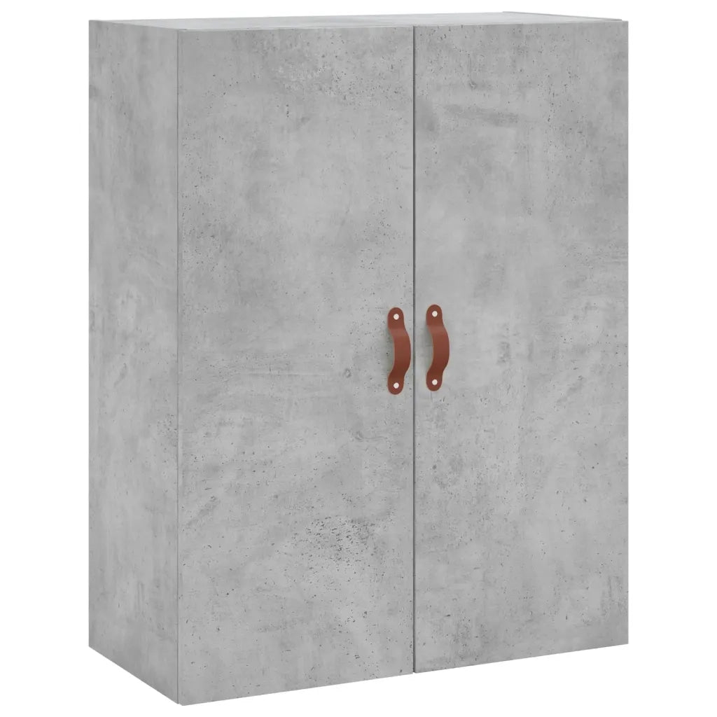 Credenza Grigio Cemento 69,5x34x180 cm in Legno Multistrato 3195935