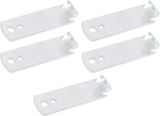 Attrezzi per tirare i fili - Ferramenta per serrature - Maniglie a T per fili - Viti a clip per fili - Hardware per riparazioni agricole - Adatto per marchio X - Rosso - 5 Pezzi - Prodotto progettato in Olanda.