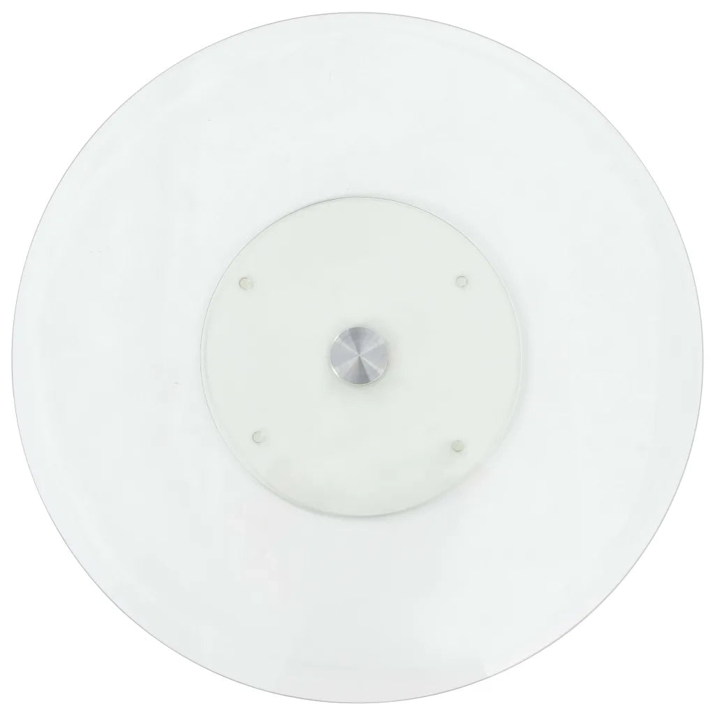 Vassoio Girevole Trasparente 60 cm Vetro Temperato 249498