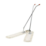 Apex 10810 Maxifrange Cotone Big Scopa a Forbice Professionale con Manico 100 cm Frange Lavabili