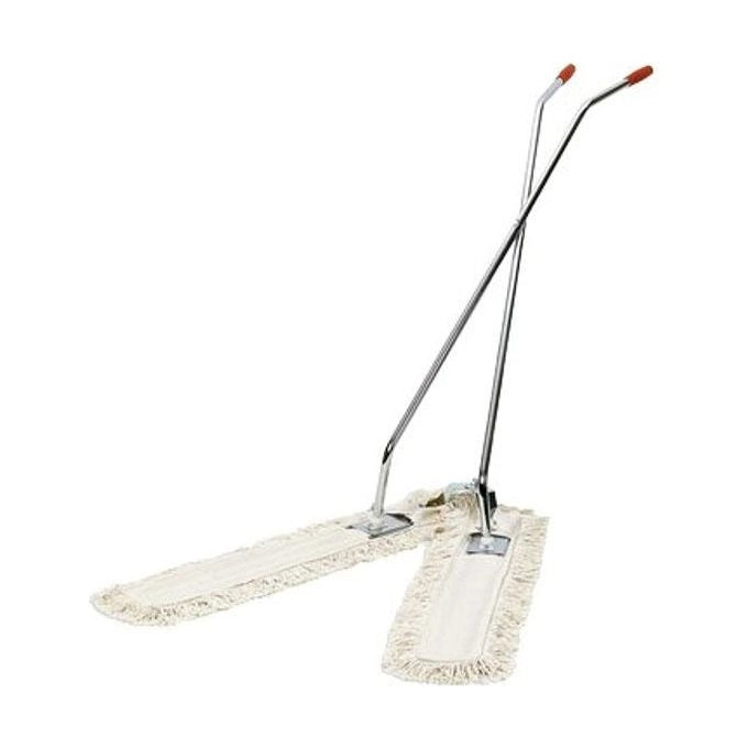 Apex 10810 Maxifrange Cotone Big Scopa a Forbice Professionale con Manico 100 cm Frange Lavabili