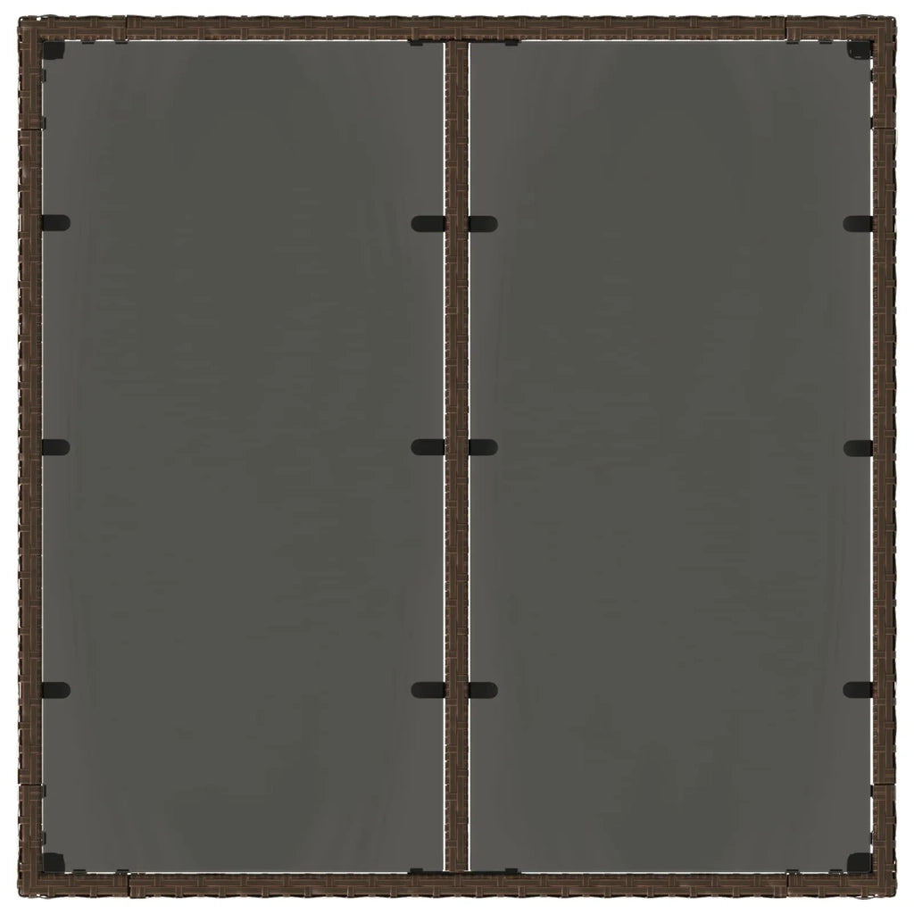 Set da pranzo per esterni 3 pz polyrattan 3422312