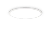 Plafoniera Moderna Fly Slim Alluminio-Plastiche Bianco Led 53W 3000K D60Cm
