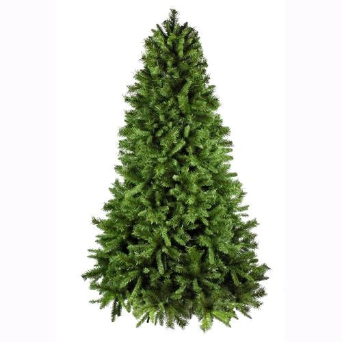 Albero di Natale CRISTALLO 150 cm 638 Rami ad Ombrello Verde Superfolto F4933