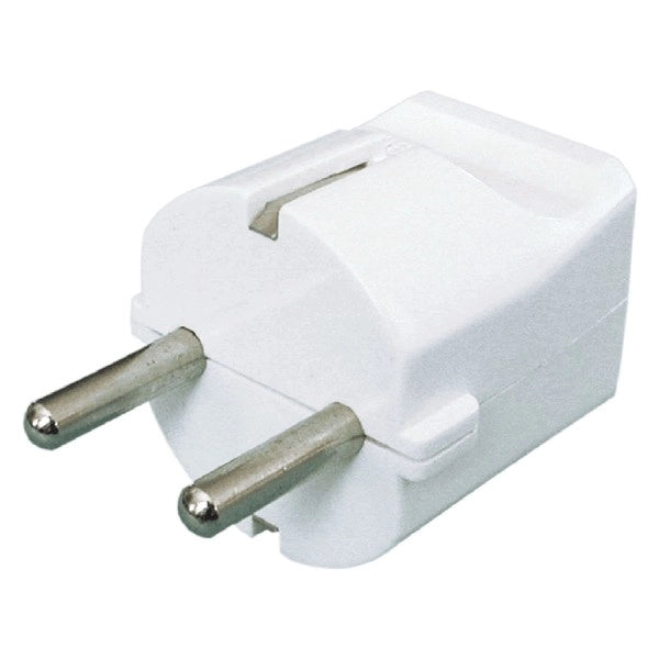 SPINA SCHUKO 2 POLI + T 16A BIANCA.