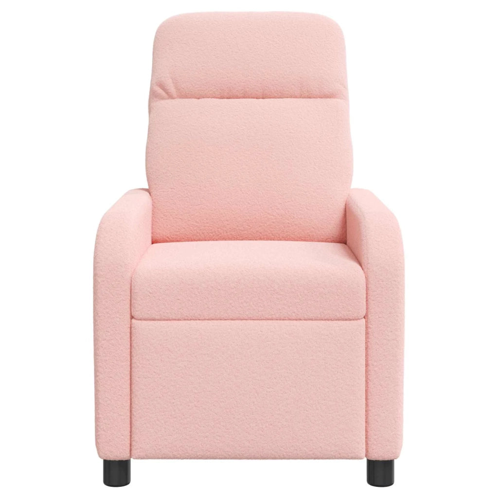 Poltrona Massaggiante Rosa Bouclé 42034953