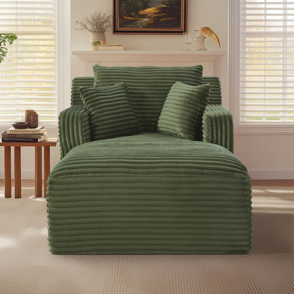 Divano Chaiselongue Moderno in Corda con Materasso Integrato, Poltrona Relax Multifunzionale per Soggiorno, Ufficio e Appartamento, Pronto all'Uso