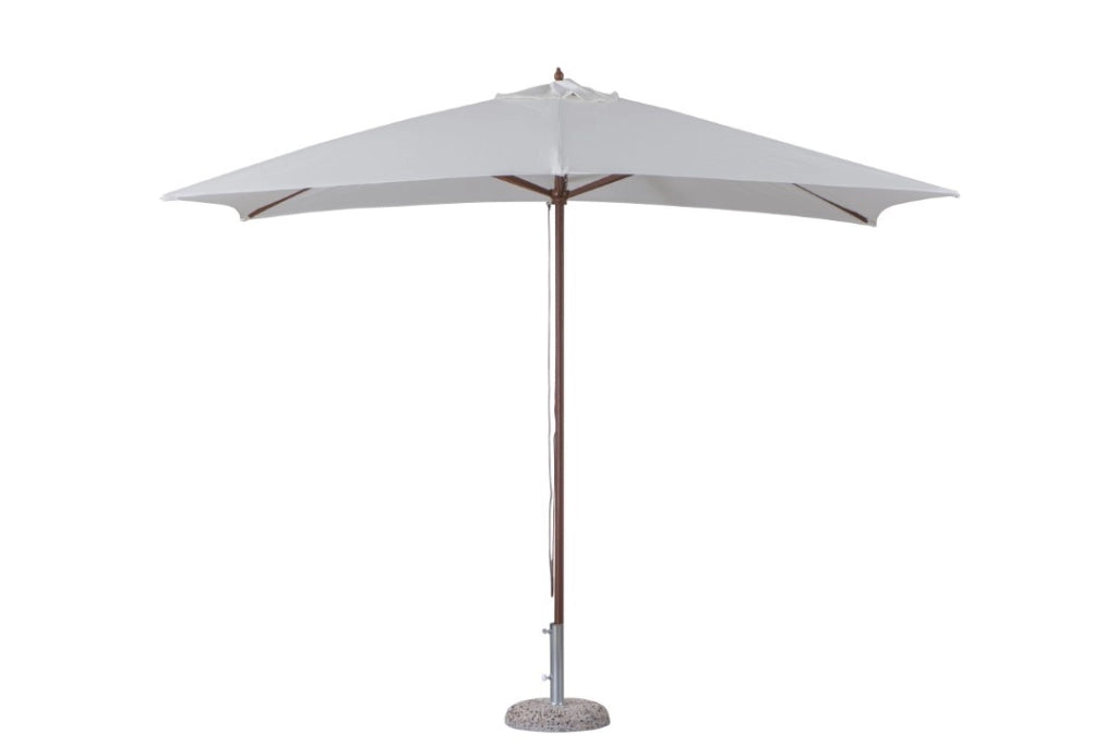 Ombrellone Rettangolare In Legno Ecru 2X3 Giardino Carruccola - Biacchi Ettore