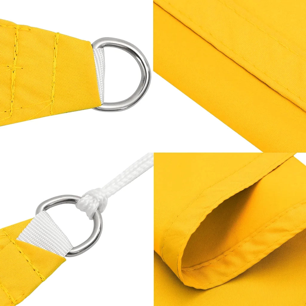 Vela Ombreggiante-Parasole a vela Oxford Rettangolare 3x4 m Gialla