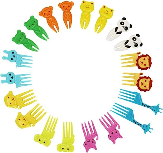 Mini utensili da dessert per bambini e adulti - set da 20 - per bambini e adulti | Accessori Bento per dessert, frutta e dolci
