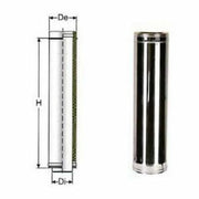 Inox doppia parete aisi 316 tubo l.1000 d.500 550 b08xb3bhp8