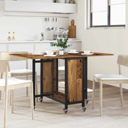 Tavolo da pranzo pieghevole con ruote 130 x 80 x 76,5 cm 8006047