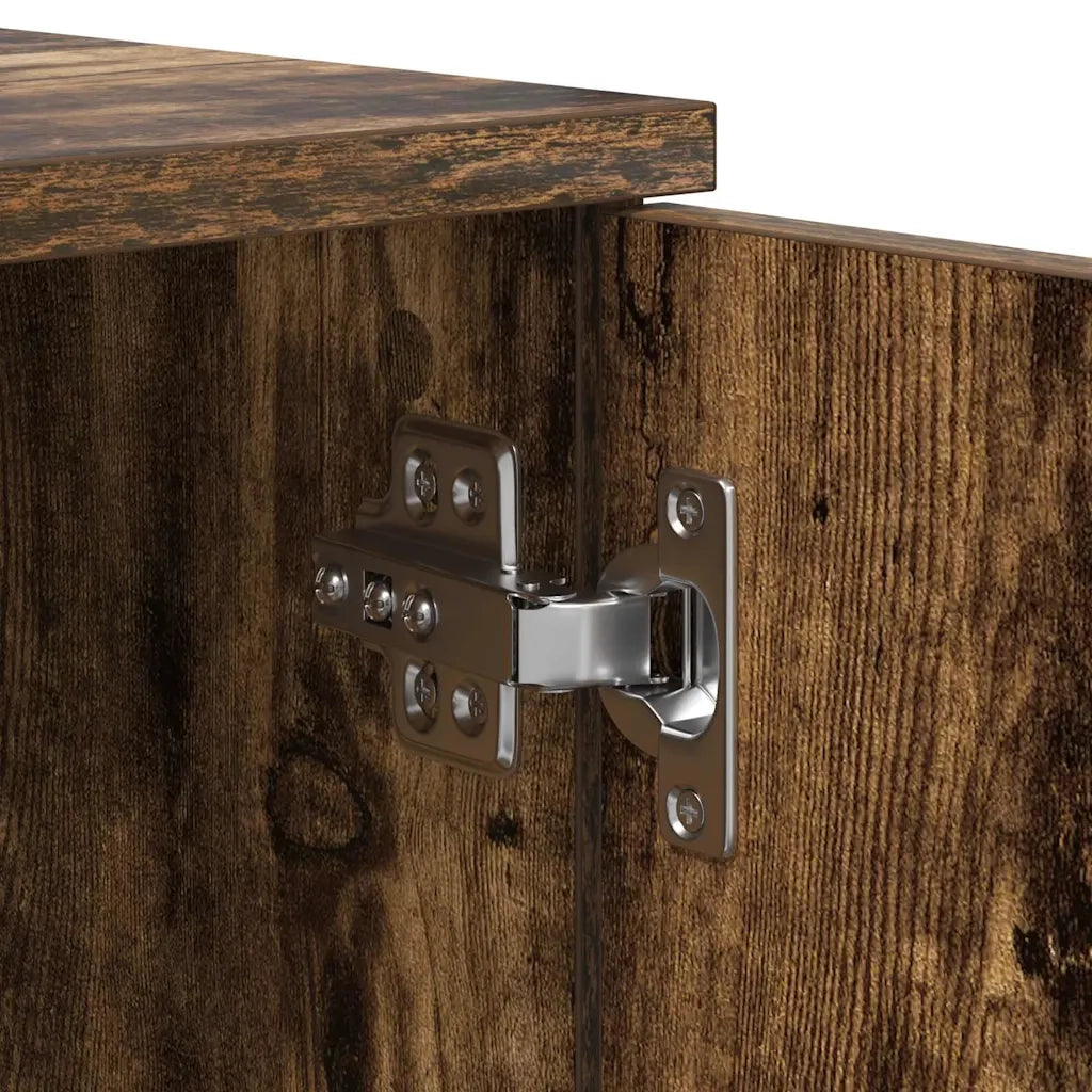 Letto singolo | Letto per adulti | Struttura del letto Rovere fum¨¦ 70 x 190 cm Legno multistrato