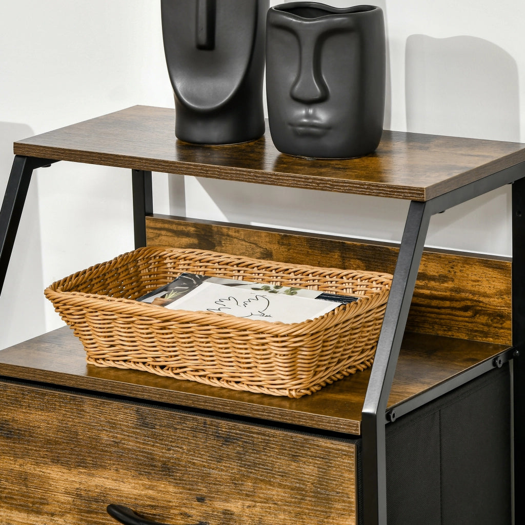 Armadio con cassetti ¨C zephmum ¨C marrone