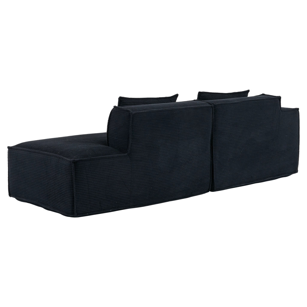 Divano 2 Posti con Cuscini ¨C MINIMAL ¨C Tessuto, 235 cm