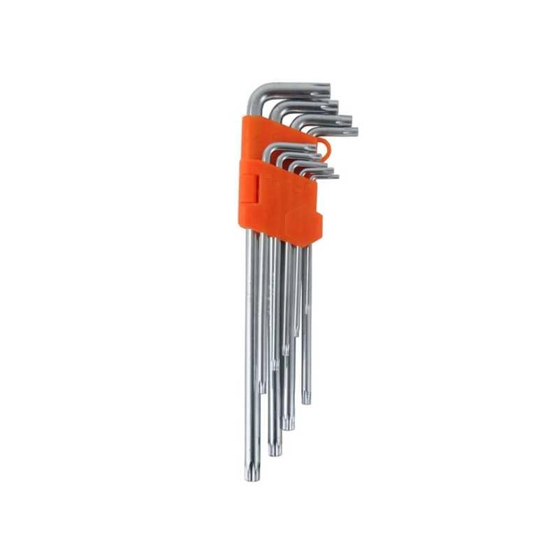 Chiavi Torx T10/50 pz.9 con Foro Cv Lungh.Alte 05326