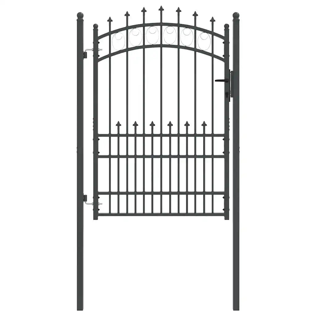Cancello della recinzione con punte EMMEN 170 x 100 cm 42009005
