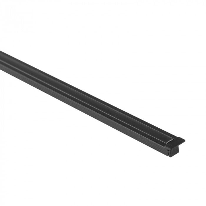 Profilo LED PW02 incasso nero diffusore nero 2m Ecolight