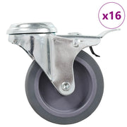 Ruote Girevoli con Foro per Bulloni 16 pz 75 mm 277858