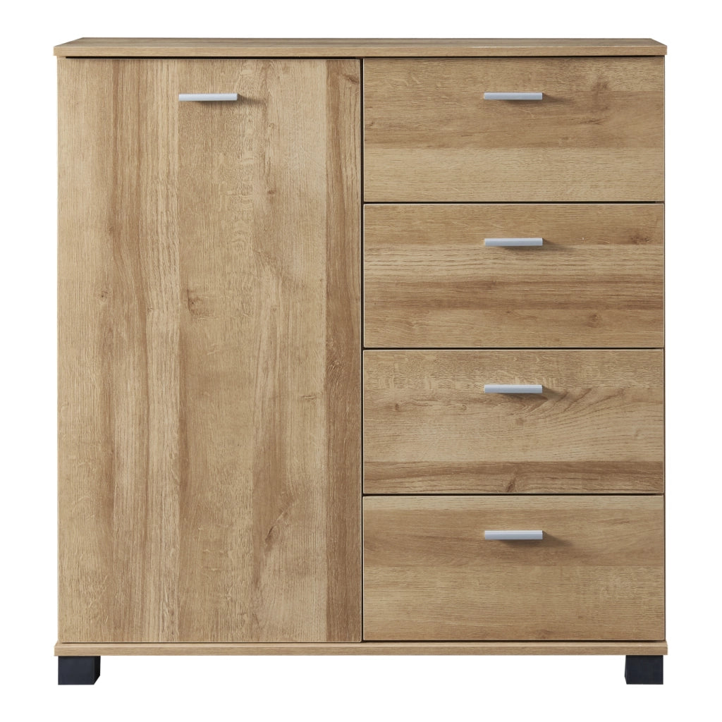 Comò Döbritz Multiuso - Effetto Rovere [en.casa]