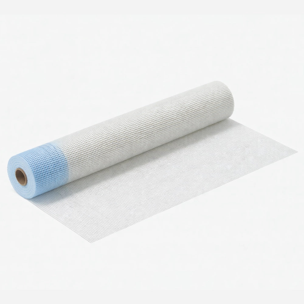 Rotolo 1x50 m rete in fibra di vetro per intonaco cappotto 150 gr 50 mq