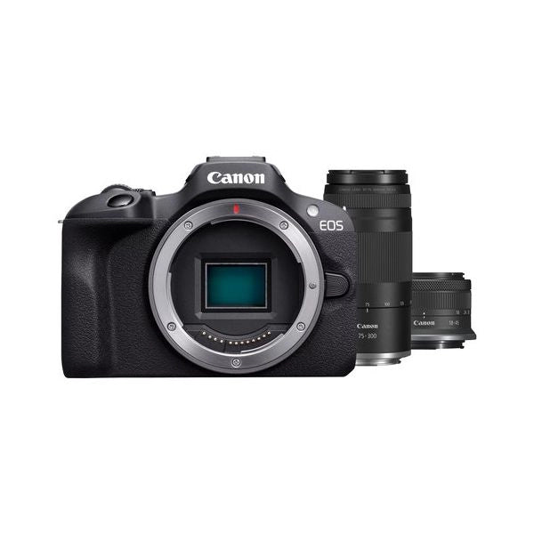 Fotocamera mirrorless canon 6052c120 eos r100 kit rf s 18 45mm f4,5 6,
