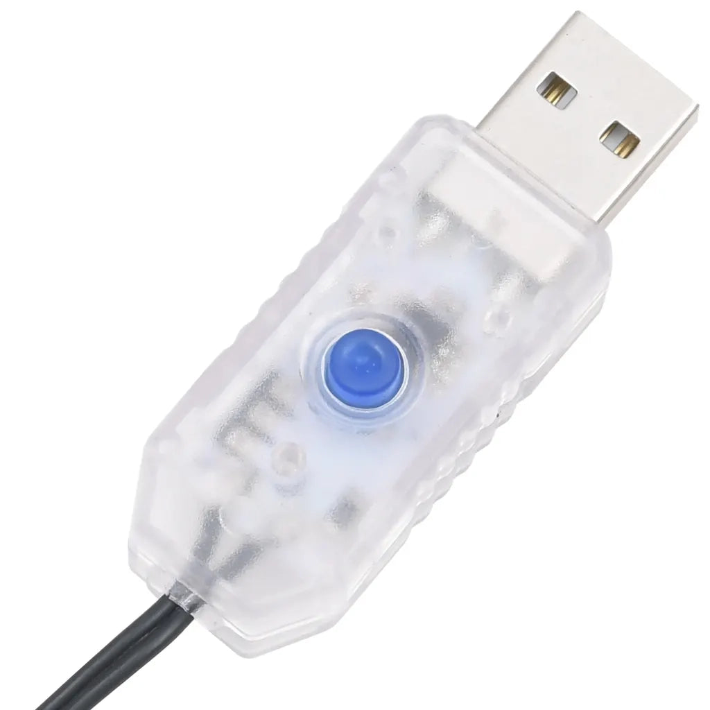 Stringa LED Compatta con 400 LED Pastello Multicolore 13 m PVC 343258