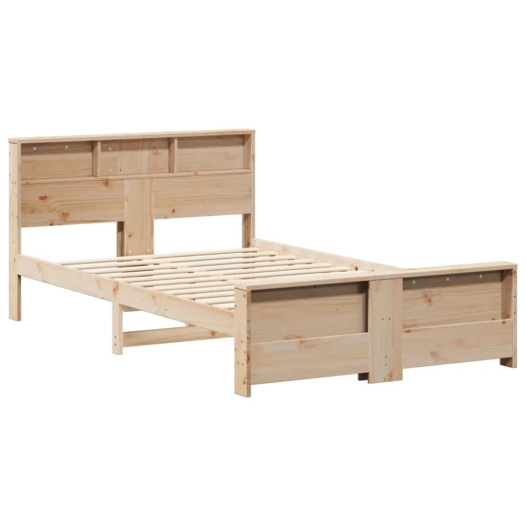 Struttura del letto Marrone 140 x 190 cm Legno multistrato