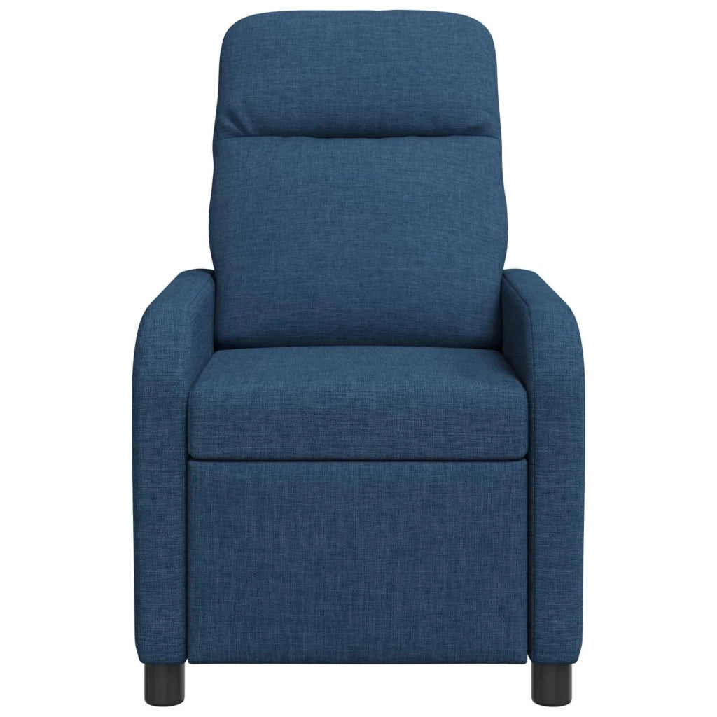Poltrona Massaggiante Blu Tessuto 42034947