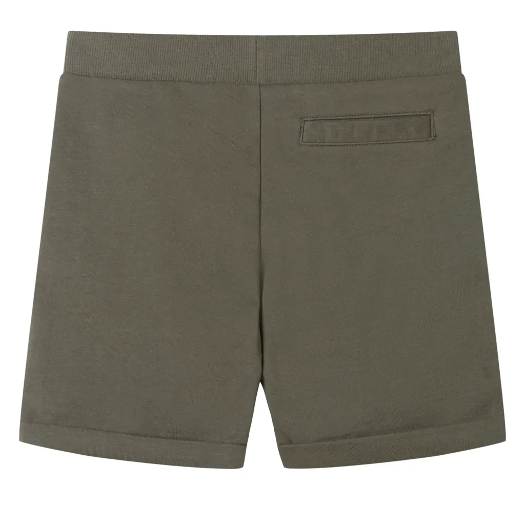 Pantaloncini per Bambini con Coulisse Cachi Scuro 128 12202